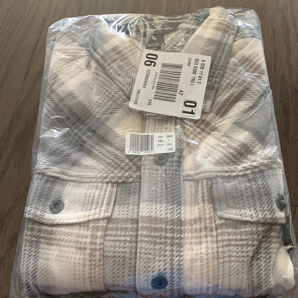 NWT Eddie Bauer Men’s flannel shirt